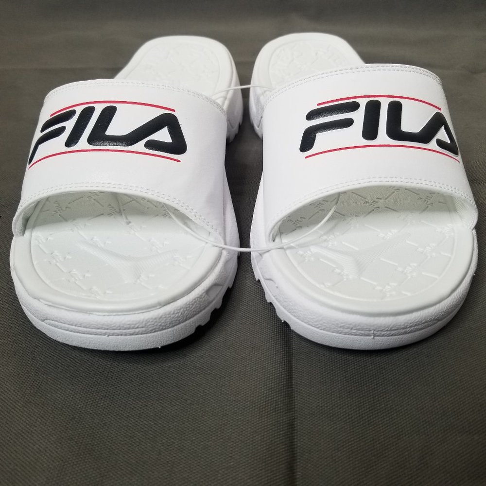 Fila Disruptor Bold Slides White NWT - Picture 5 of 7